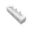 Castello Usa Nile 84-inch Gray Vanity Set with White Top and Chrome Handles CB-MC-84G-CHR-2053-WH - alternate 6